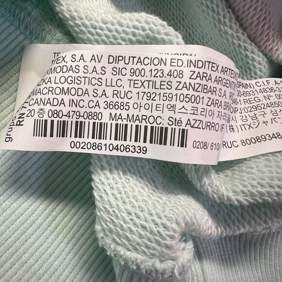 Zara x Disney Girl's 8-9 Mickey Mouse Surf Sweatshirt Green So Tired Of Surfing - Picture 14 of 14